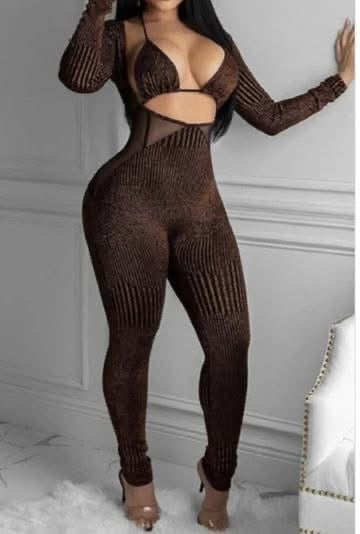 Chocolate Seduction Jumpsuit