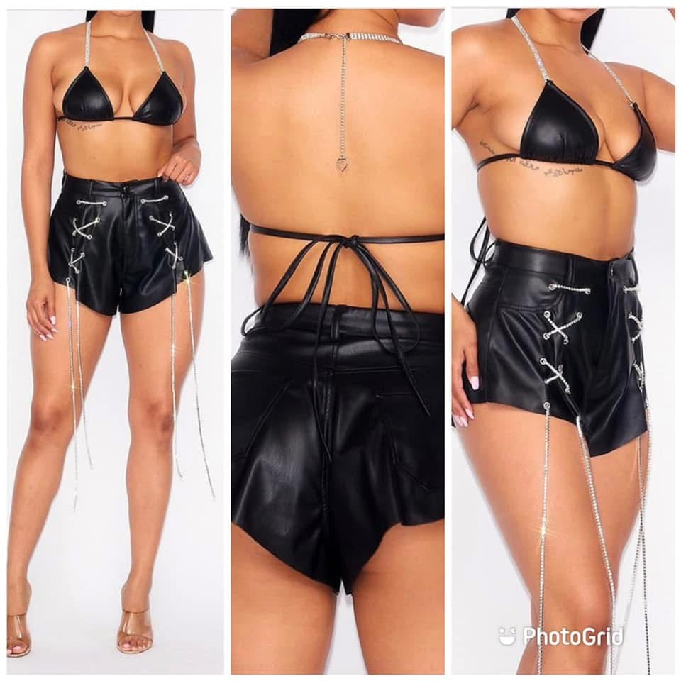 Midnight Rockstar Short Set